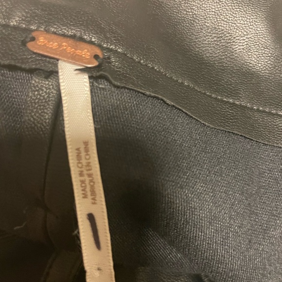 Free People Vegan Leather Dress - Picture 4 of 5